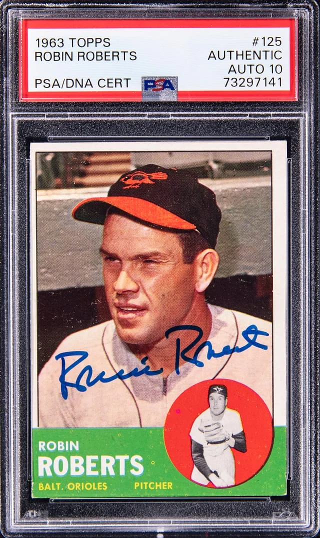 1963 Topps Robin Roberts #125 card image
