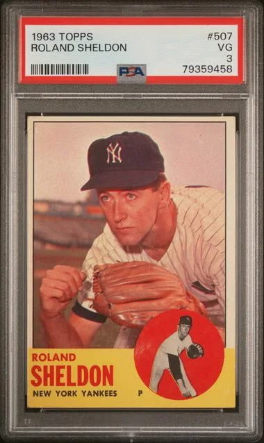 1963 Topps Roland Sheldon #507 card image