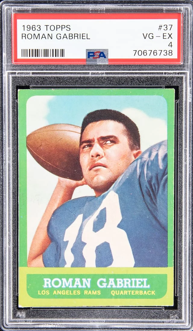 1963 Topps Roman Gabriel #37 card image