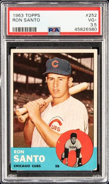 1963 Topps Ron Santo #252 card image