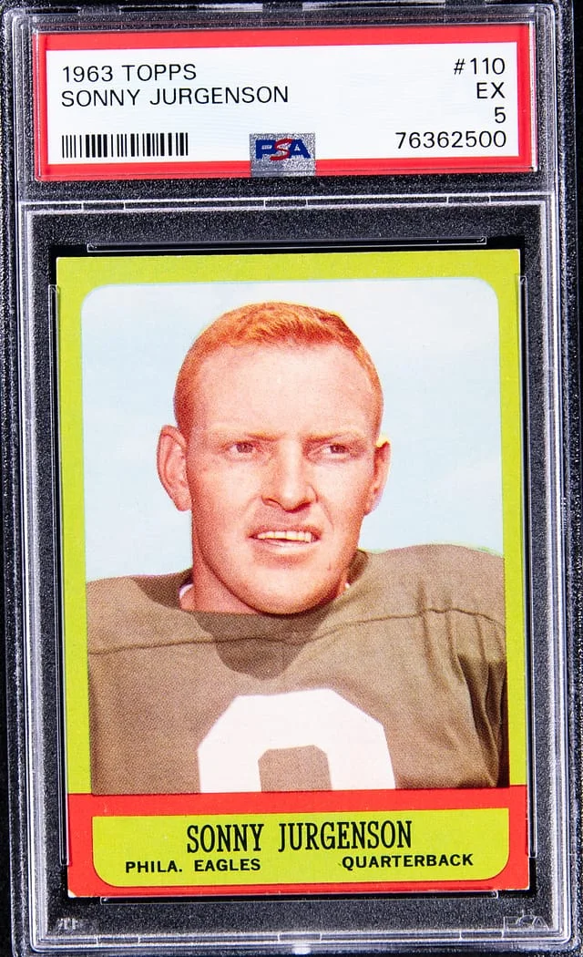 1963 Topps Sonny Jurgensen #110 card image
