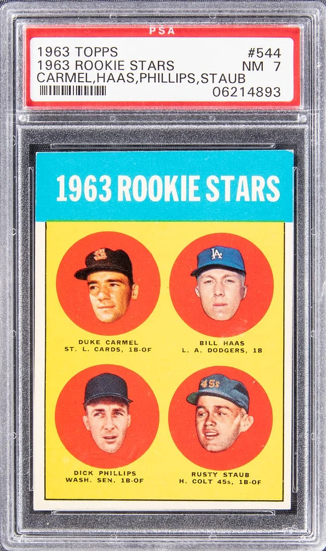 1963 Topps Stars #544 card image