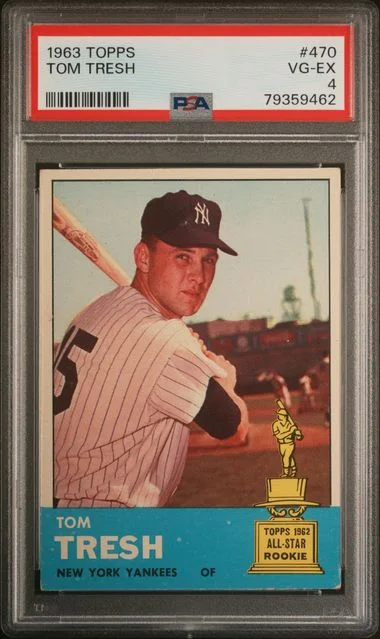 1963 Topps Tom Tresh #470 card image