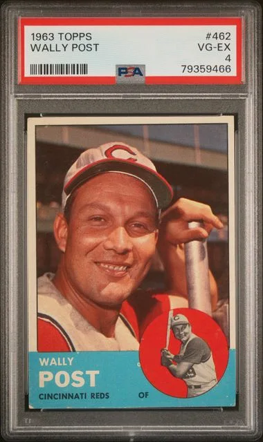 1963 Topps Wally Post #462 card image