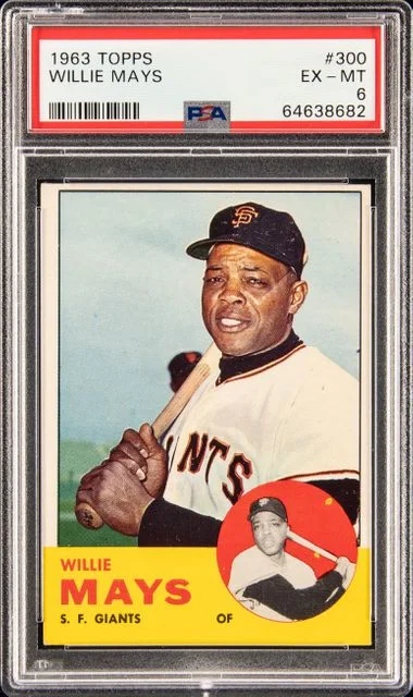 1963 Topps Willie Mays #300 card image