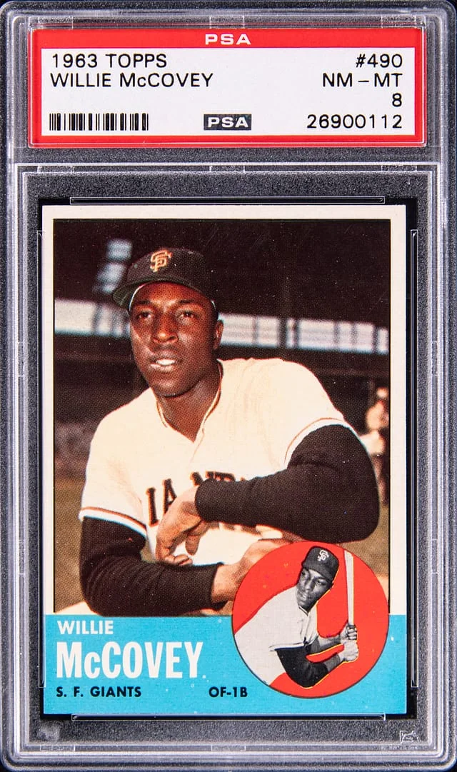 1963 Topps Willie McCovey #490 card image