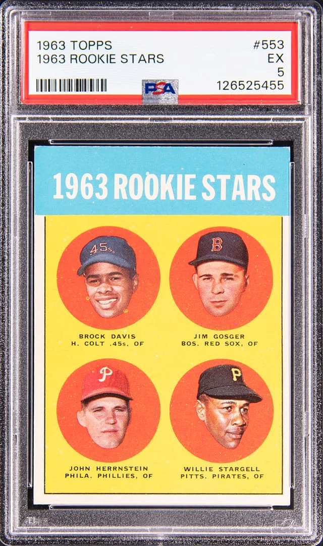 1963 Topps Willie Stargell Stars #553 card image