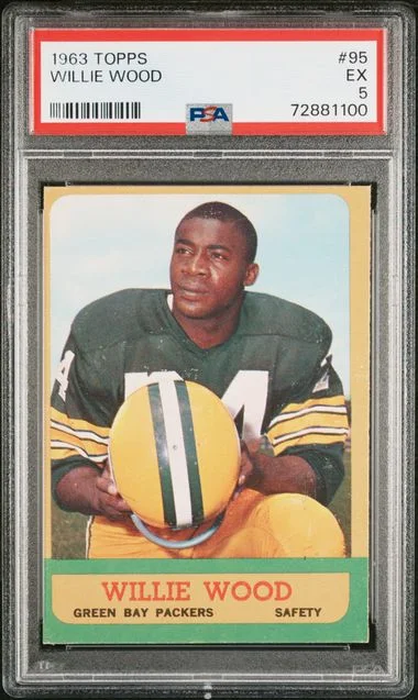 1963 Topps Willie Wood #95 card image