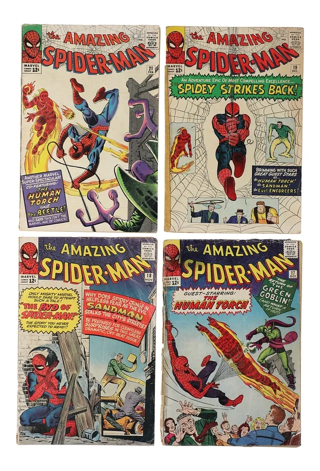 1964-65 Marvel) 4 Books - Raw Appearance of Ned Leeds #1st card image