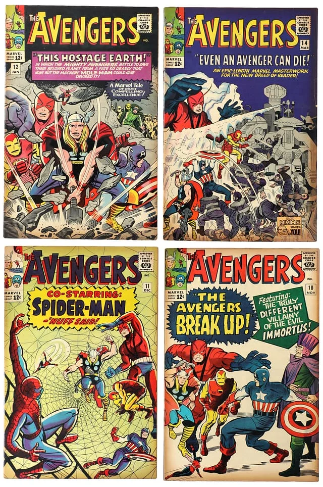 1964-65 Marvel) Books - Raw #4 card image