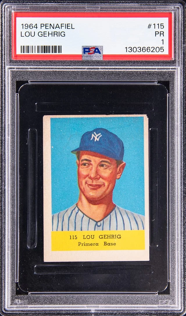 1964 Penafiel Lou Gehrig #115 card image