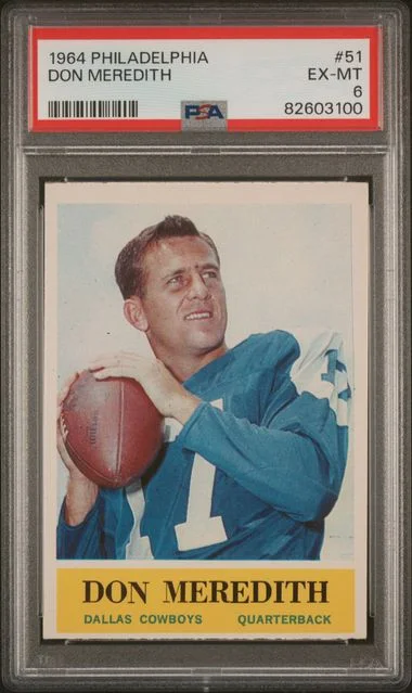 1964 Philadelphia Don Meredith #51 card image