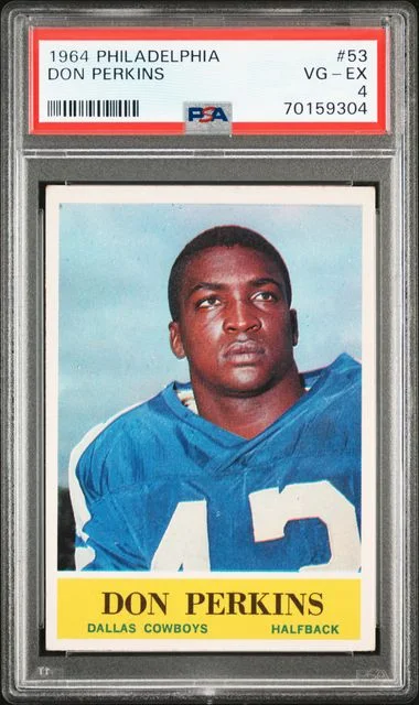 1964 Philadelphia Don Perkins #53 card image