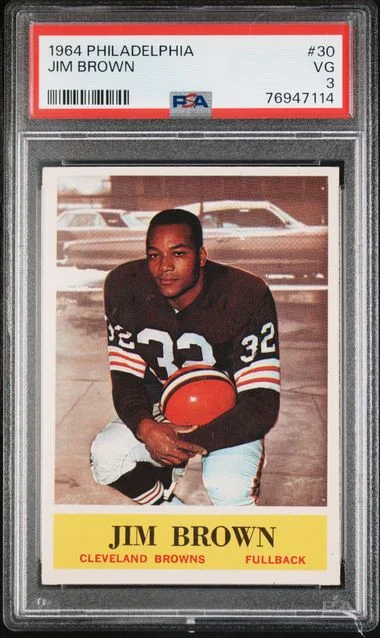 1964 Philadelphia Jim Brown #30 card image