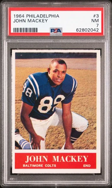 1964 Philadelphia John Mackey #3 card image