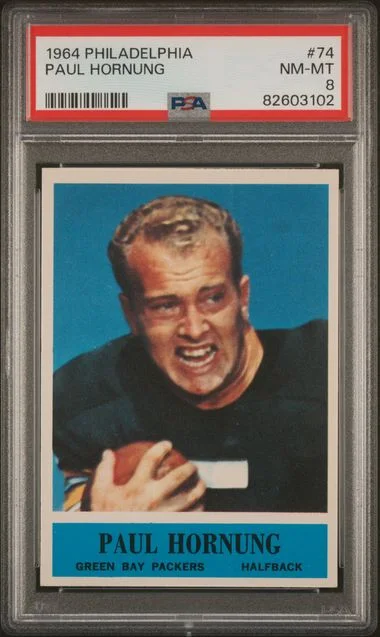 1964 Philadelphia Paul Hornung #74 card image