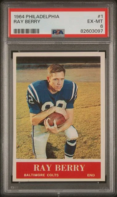 1964 Philadelphia Ray Berry #1 card image