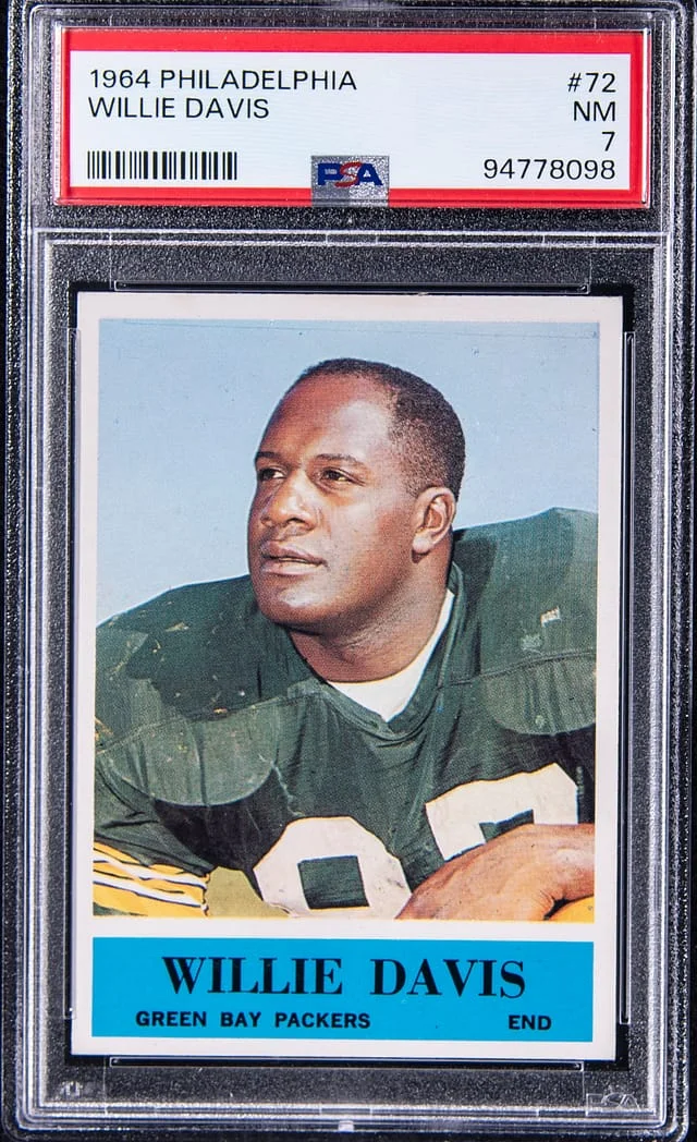 1964 Philadelphia Willie Davis #72 card image