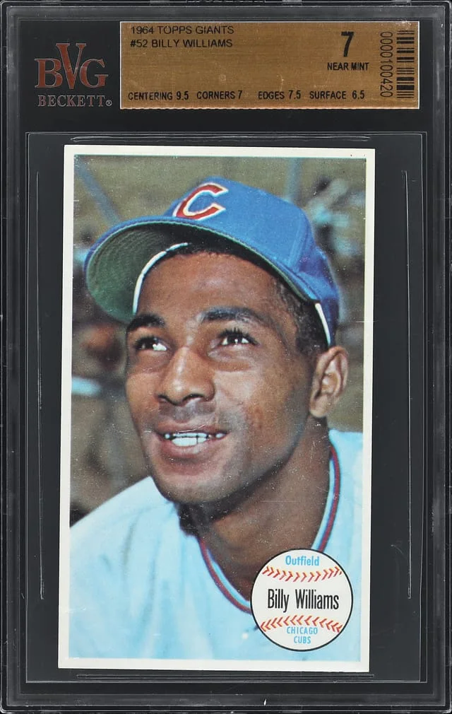 1964 Topps Billy Williams Giants #52 card image