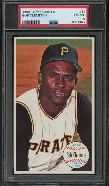 1964 Topps Bob Clemente Giants #11 card image