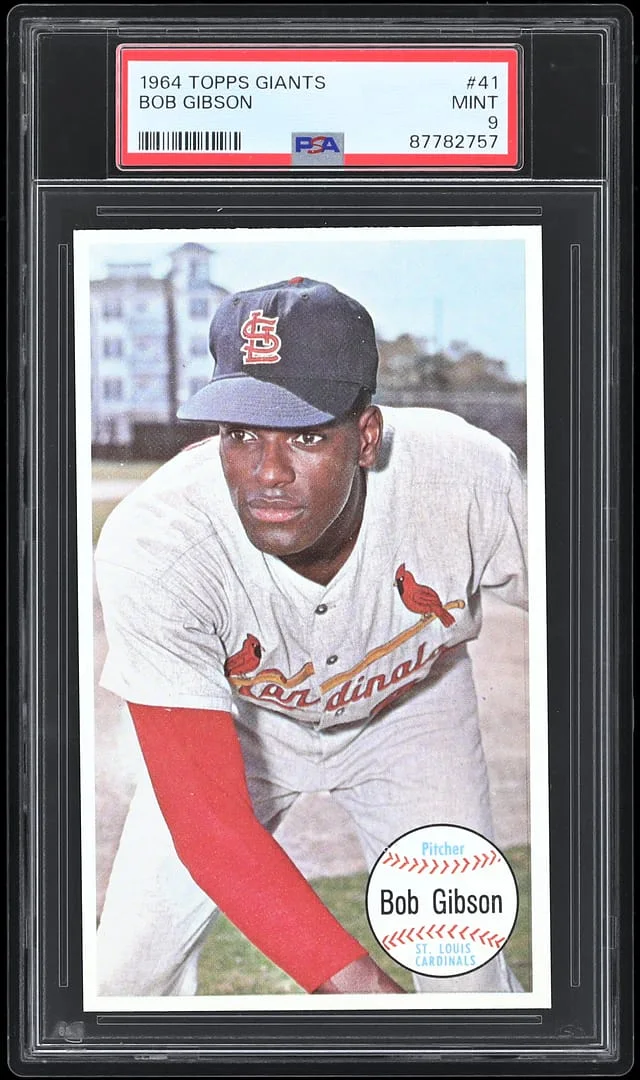 1964 Topps Bob Gibson #41 card image