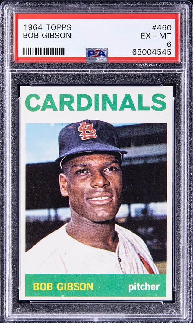 1964 Topps Bob Gibson #460 card image