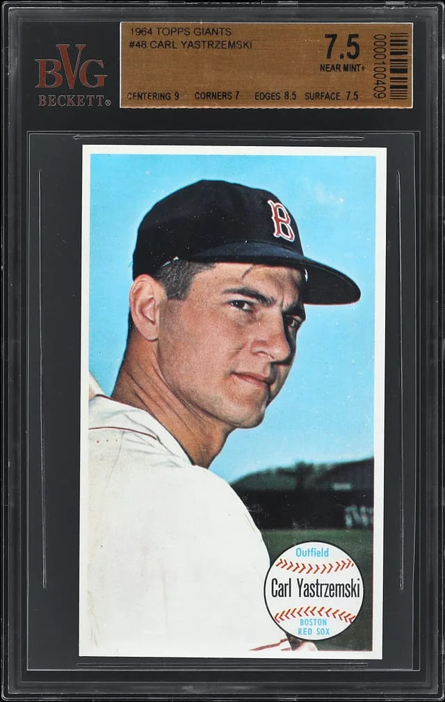 1964 Topps Carl Yastrzemski Giants #48 card image