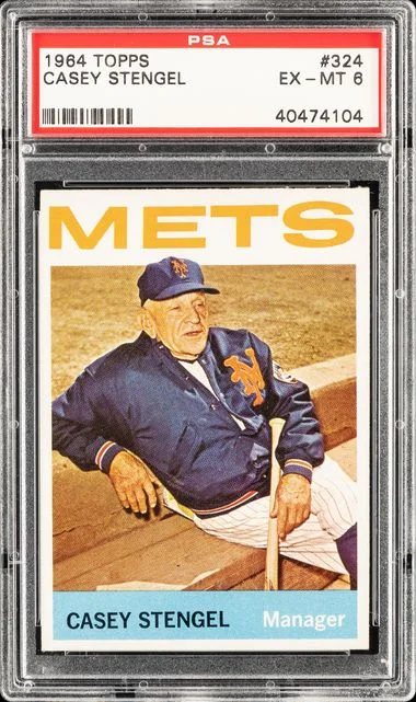 1964 Topps Casey Stengel #324 card image