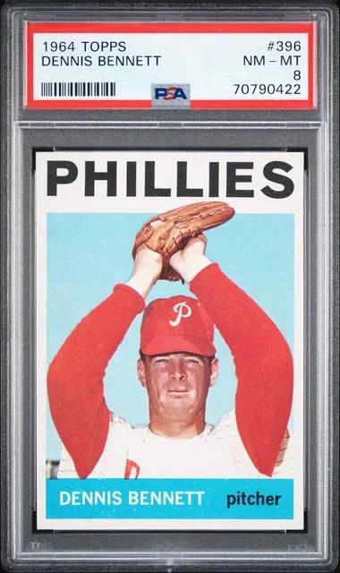 1964 Topps Dennis Bennett #396 card image