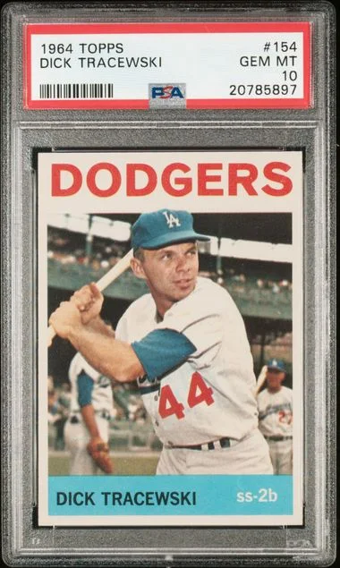 1964 Topps Dick Tracewski #154 card image