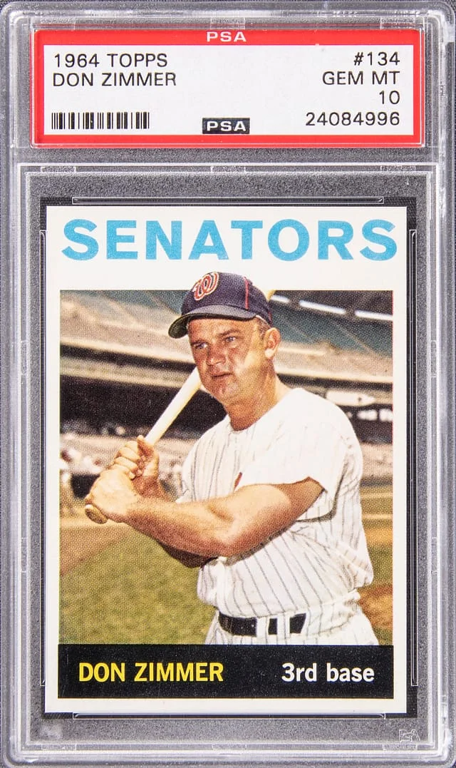 1964 Topps Don Zimmer #134 card image
