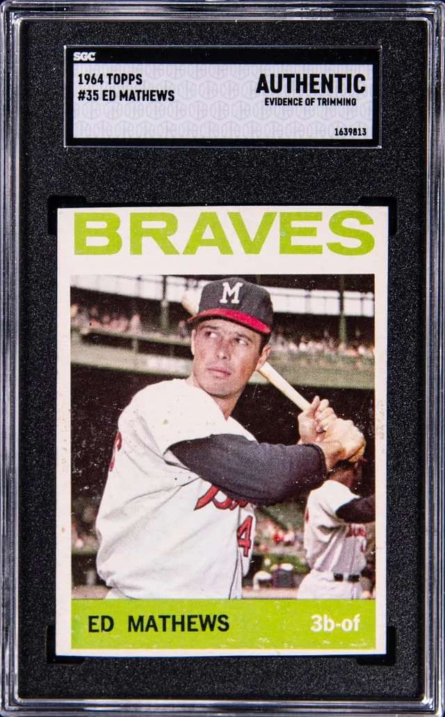 1964 Topps Ed Mathews #35 card image