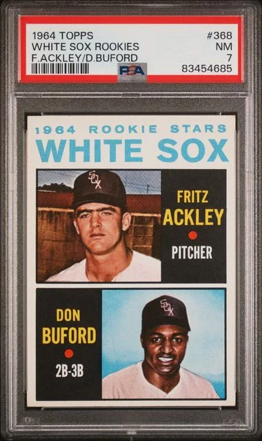 1964 Topps F.Ackley/D.Buford White Sox Rookies #368 card image