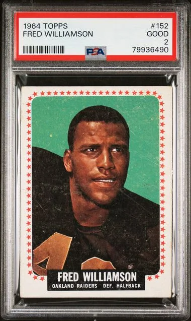 1964 Topps Fred Williamson #152 card image