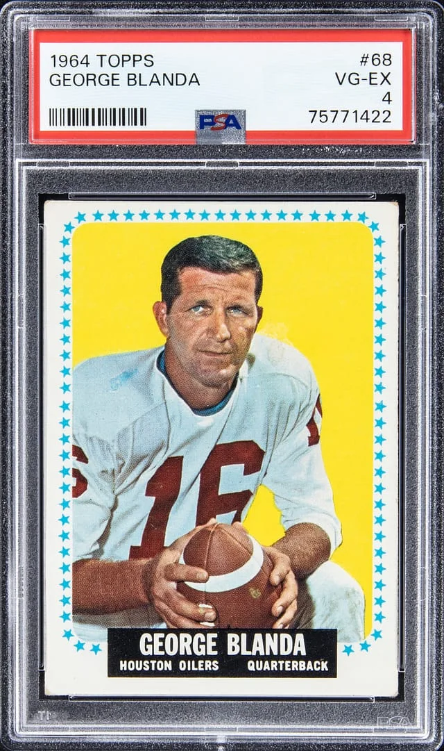 1964 Topps George Blanda #68 card image