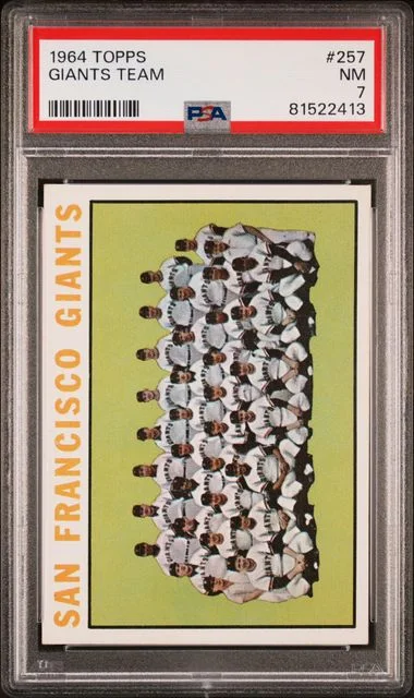 1964 Topps Giants Team #257 card image