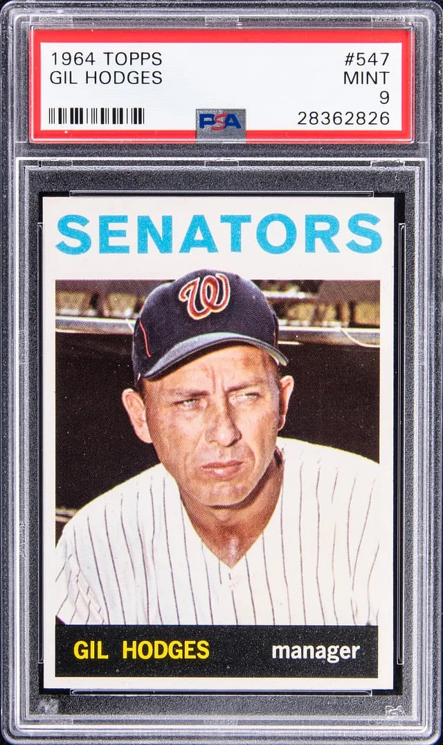 1964 Topps Gil Hodges #547 card image