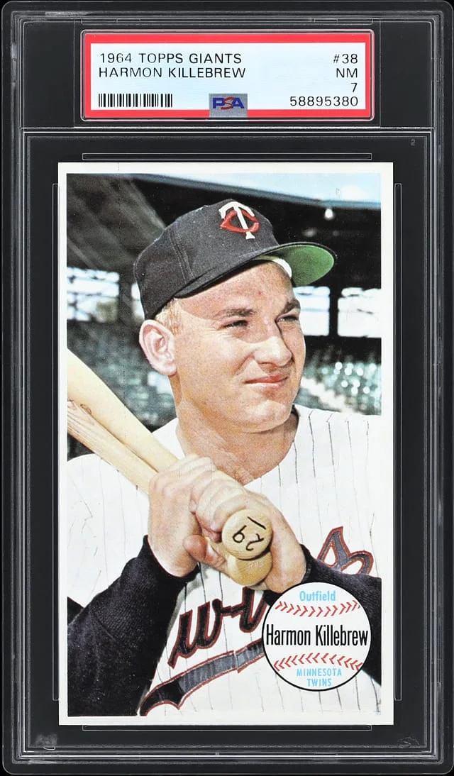 1964 Topps Harmon Killebrew Giants #38 card image