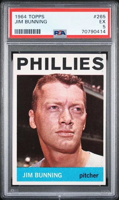 1964 Topps Jim Bunning #265 card image