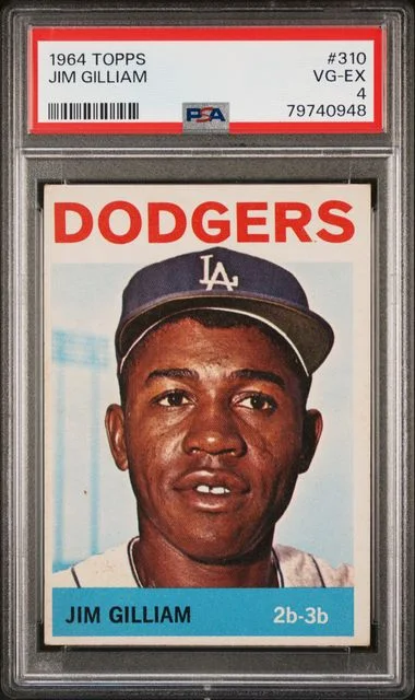 1964 Topps Jim Gilliam #310 card image