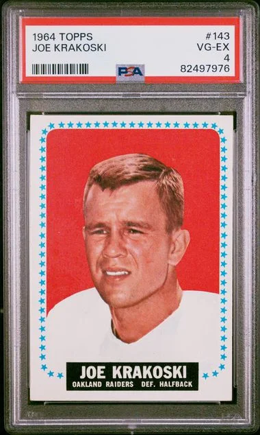 1964 Topps Joe Krakoski #143 card image