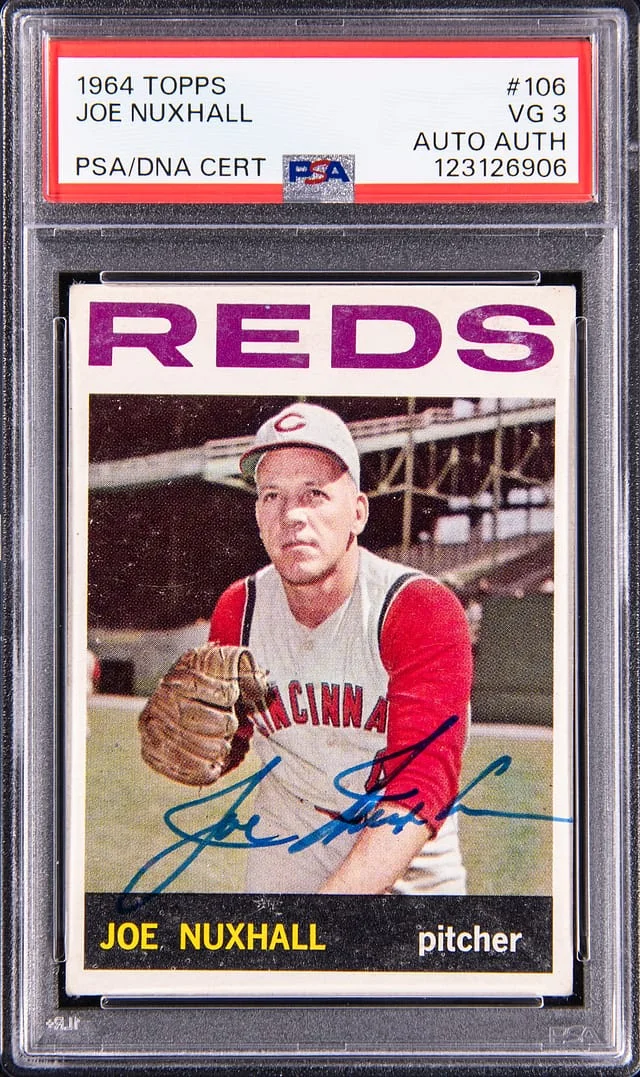 1964 Topps Joe Nuxhall #106 card image