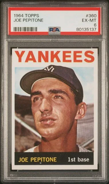 1964 Topps Joe Pepitone #360 card image