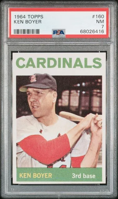 1964 Topps Ken Boyer #160 card image
