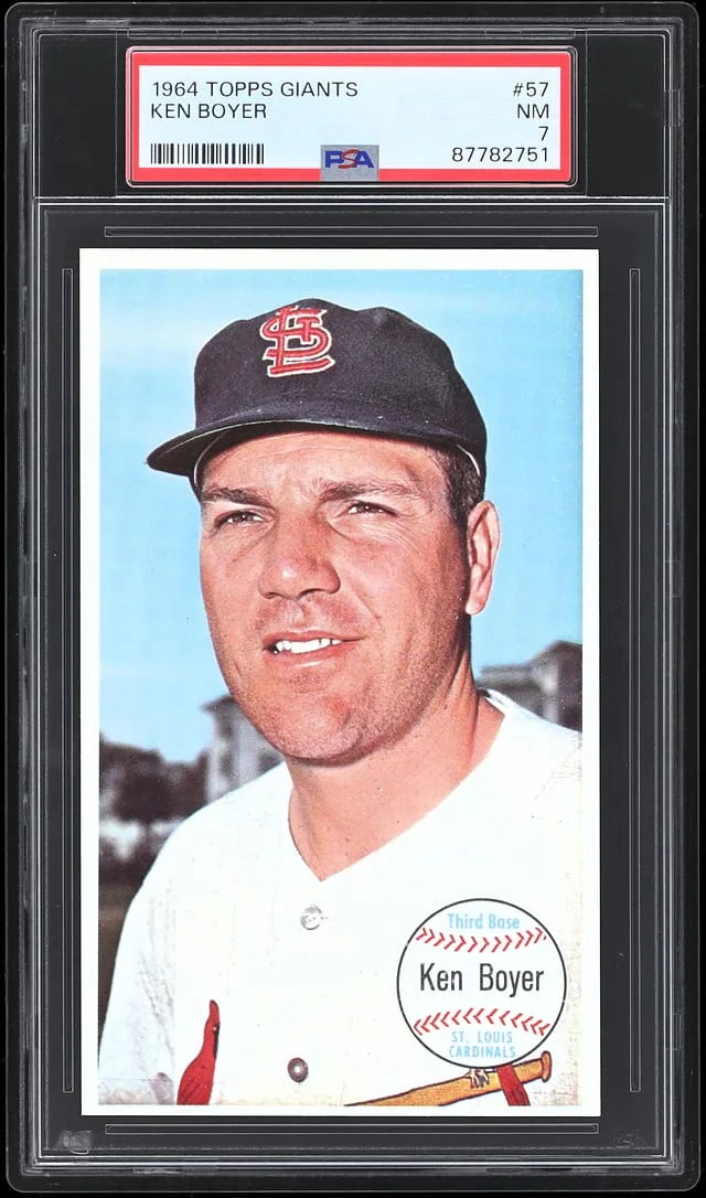 1964 Topps Ken Boyer #57 card image