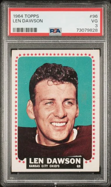 1964 Topps Len Dawson #96 card image