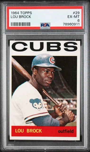 1964 Topps Lou Brock #29 card image