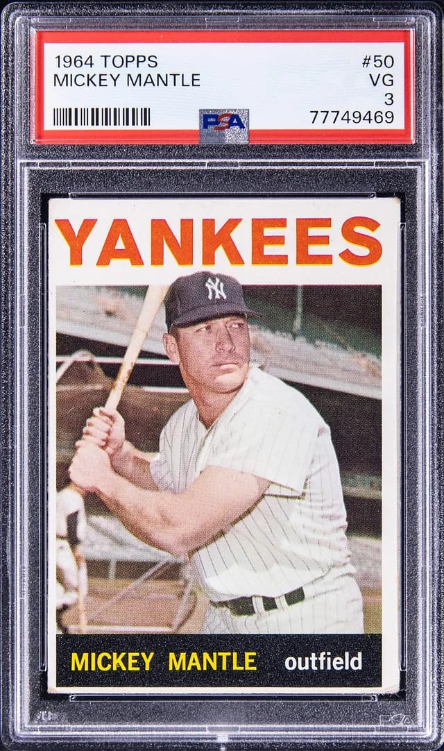 1964 Topps Mickey Mantle #50 card image