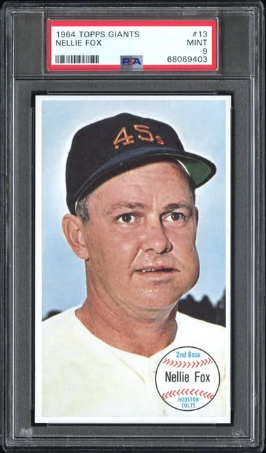 1964 Topps Nellie Fox Giants #13 card image