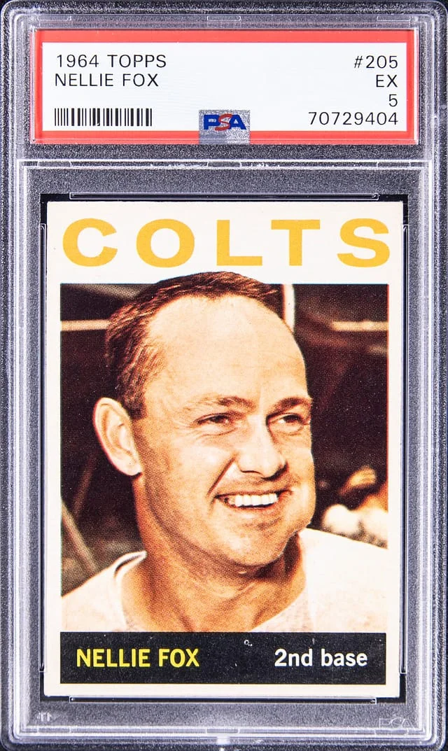 1964 Topps Nellie Fox #205 card image